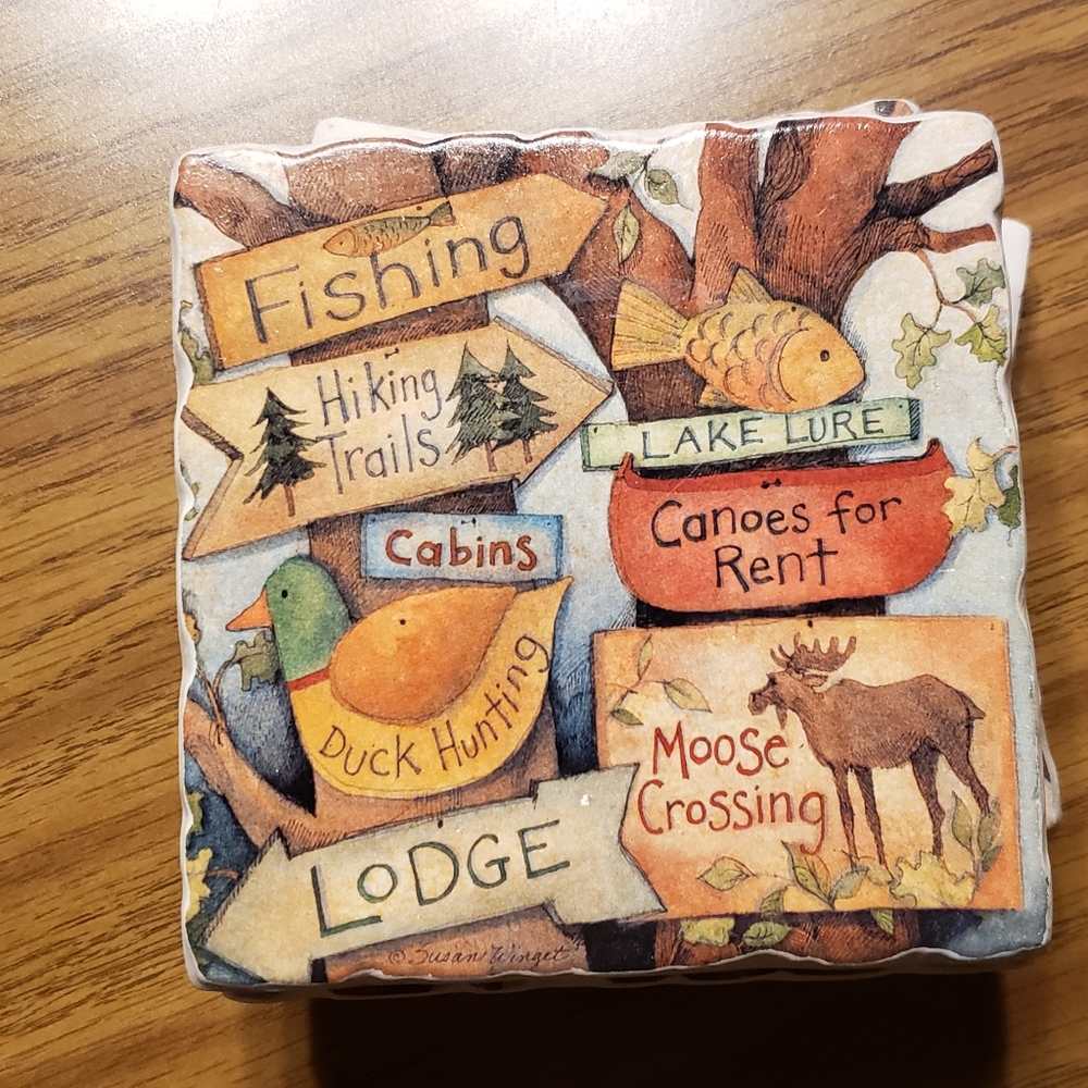 Ceramic coasters